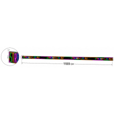 LED Бегущая строка Р10 1189x101x9 см Цветная RGB 