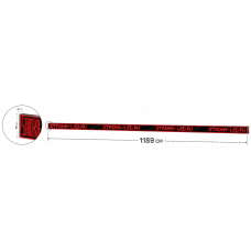 LED Бегущая строка Р10 1189x101x9 см Красная