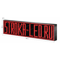LED Бегущая строка Р10 421x101x9 см Красная