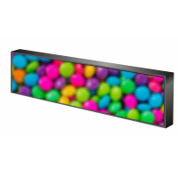 LED Видеовывеска 101x21x9 см Р10 RGB Цветная 