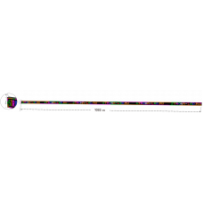 LED Бегущая строка Р10 1093x21x9 см Цветная RGB 