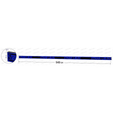 LED Бегущая строка Р10 549x21x9 см Синяя