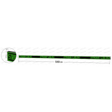 LED Бегущая строка Р10 549x21x9 см Зелёная