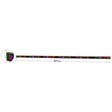 LED Бегущая строка Р10 677x21x9 см Цветная RGB 