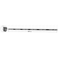 LED Бегущая строка Р10 677x21x9 см Белая 