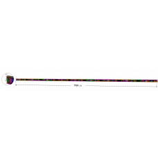 LED Бегущая строка Р10 1189x21x9 см Цветная RGB 