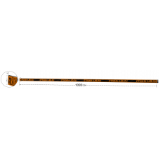 LED Бегущая строка Р10 1093x37x9 см Жёлтая
