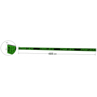 LED Бегущая строка Р10 485x37x9 см Зелёная
