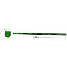 LED Бегущая строка Р10 485x37x9 см Зелёная