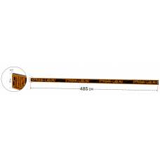 LED Бегущая строка Р10 485x37x9 см Жёлтая