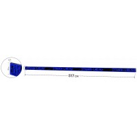 LED Бегущая строка Р10 517x37x9 см Синяя