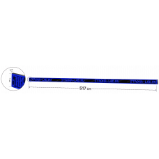 LED Бегущая строка Р10 517x37x9 см Синяя