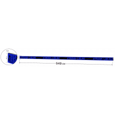 LED Бегущая строка Р10 549x37x9 см Синяя