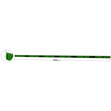 LED Бегущая строка Р10 869x37x9 см Зелёная