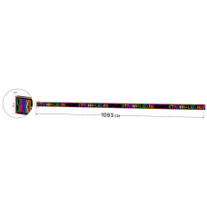 LED Бегущая строка Р10 1093x53x9 см Цветная RGB 