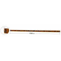 LED Бегущая строка Р10 1189x53x9 см Жёлтая