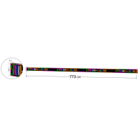 LED Бегущая строка Р10 773x53x9 см Цветная RGB 
