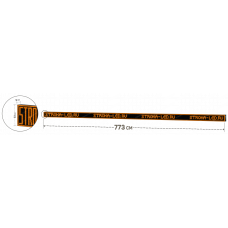LED Бегущая строка Р10 773x53x9 см Жёлтая