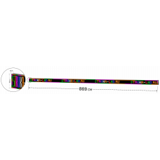 LED Бегущая строка Р10 869x53x9 см Цветная RGB 