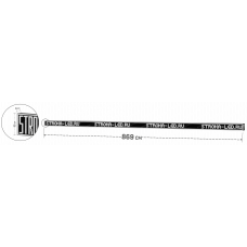 LED Бегущая строка Р10 869x53x9 см Белая