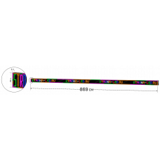 LED Бегущая строка Р10 869x69x9 см Цветная RGB 