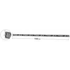 LED Бегущая строка Р10 1189x85x9 см Белая