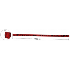 LED Бегущая строка Р10 1189x85x9 см Красная
