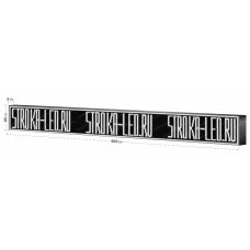 LED Бегущая строка Р10 869x85x9 см Белая