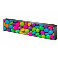 LED Видеовывеска 165x21x9 см Р3.07 RGB Цветная интерьерная