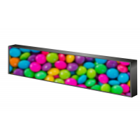 LED Видеовывеска 133x21x9 см Р4 RGB Цветная интерьерная